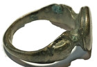 Ancient Ring Byzantine Empire 100-400 Ad  Bronze Radiant Star On Bezel Wearable