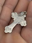 Antique Imperial Russian 84 Silver Orthodox Cross Pendant