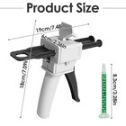 Dispenser Gun  Epoxy Glue Gun  Impression Mixing Dispensing Gun Applied To Ab   