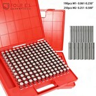 Precision Pin Gauge Class Zz Steel Pin Gage 190 250pcs M1 m2 For Machinist Tool