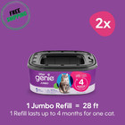 Litter Genie Refill Bags   Jumbo 2-ct  pack Of 1    Odor Control Cat Litter Bags