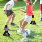 10pcs Portable Football Marker Obstacles Gift Player Playground Outdoor