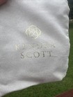 Kendra Scott Gray Jewelry Pouch Bag Drawstring Replacement Storage