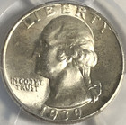 1939 25c Washington  pcgs Gold Shiled Ms67  - Extremely High Grade  Georgous        