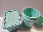 Hobby Lobby Teal Mini Bucket   Teal Mini Bin Tiny Tote Faat Shipping 2 Pack