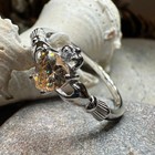 Claddagh Ring Irish Ireland Gift Ladies Girls Promise Love Ring 925