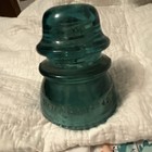 Hemingray 42 Aqua Blue Green Embossed Glass Insulator - Hemingray 42