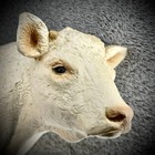 North Light 1983 White Bull Figurine Pottery Sculpture
