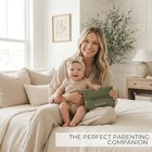Beautiful Baby Diaper Changing Mat Made Of Vegan Leather - Soft And Sage Green