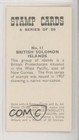 1961 Sweetule Stamp Cards British Solomon Islands  11 A8x