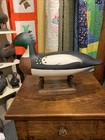 Vintage Hand Carved   Painted Red Breasted Merganser Duck Decoy Unknown Carver