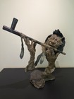 Mark Hopkins    grandfather   s Prayer    Bronze Statue Signed And Numbered W Coa