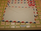 Vintage 1947 Us 5c Air Mail Envelopes Stamp Centenary Postal Stationery Lot Of 7