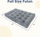  8  Futon Mattress Full Size Extra Thick Futons Sofa Couch Bed Velvet 