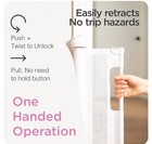 Perma Products 755 Retractable Baby Safety Gate - White