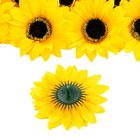 40pcs Fake Sunflowers Heads With Stems 4   Artificial Sunflower Silk Sunflowe   