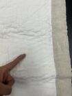 Hotel Collection Viole Cotton White natural Biege One Euro Sham