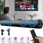 Bluetooth Sound Bar Wired Wireless Bass Subwoofer Home Theater Tv Speaker Remote