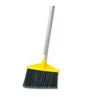 Rubbermaid Commercial Angled Large Broom  48 78  Handle  Silver gray  2 pack