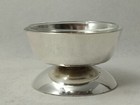 Rare Vintage Judaica Hebrew Silver 925 Open Salt Celler By Bier