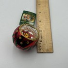 Old World Christmas Glass Ornament Flower Reflector 2007 Red New With Tags