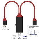 Phone To Tv 1080p Universal Hdmi Hdtv Av Adapter Cable For Cell Phone   Tablets