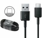 Fast Wall   Charger Usb Type C Cable For Samsung Galaxy Note 10 S8 S9 S10 Black