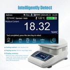 Lab Halogen Moisture Analyzer 0 01  Readability Touch Screen Moisture Balances