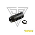 All Steel 1 2x28 Tpi Thread Muzzle Brake Free Crush Washer For  22lr 5 56