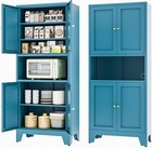 Elegro 69  Metal Kitchen Pantry Cabinet microwave Stand For Kitchen dining Room