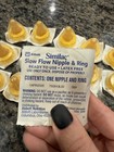 90  Similac Slow Flow Nipple And Ring Pack Of 25 Latex Free  Expires 042 G1n