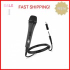 Singing Machine Wired Microphone For Karaoke   black  - Unidirectional Dynamic V