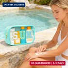Clear Sunscreen Bag Pouch Waterproof Graduation Gift Beach Travel Tote