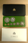 1980 Coinage Of Guyana Proof Set