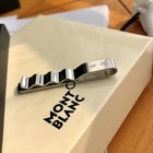 Montblanc Stainless Steel Tie Bar Tie Clip Silver For Men s