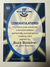 Babylon 5 Profiles Sa1 Bruce Boxleitner As John Sheridan Autograph