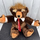 Trumpy Bear Usa First Deluxe Original 22    Plush American Flag Donald Trump Nwt