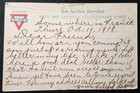 Wwi Soldiers Mail Aef Bordeaux France Ymca Postcard Censored 1918 