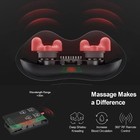 Shiatsu Shoulder Neck And Back Massager Pillow With Heat Deep Kneading Cushion