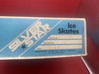 Silver Star Black Ice Skates Size 12 Japan Vintage W box - Amazing 