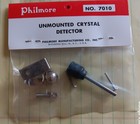 Crystal Radio vintage Philmore Crystal Detector 7010    7004 Crystal   nos 