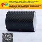 Carbon Fiber Black Pin Stripe Car Model Motorcycle Adhesive Tape Vinyl Sticker