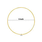 Craft County 5 Pk Gold Metal Rings Hoops Macram   Dream Catcher   Crafts  5 Inch 