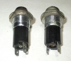 Dialco 75w 125v Red   Green Faceted Panel Indicator Light No Bulb Nos 2 Pcs 