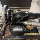 1924 Antique Singer 99 Sewing Machine Portable Electric Bentwood Case Accessorie