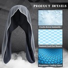4 Pack Cooling Hoodie Towels Breathable Sport Neck And Face Towels For Men Wo   