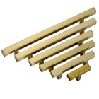 30x Cabinet Pulls Black Brushed Brass Kitchen Cupboard Handles T Knobs Hardware