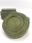 Vietnam Era Military 3 4  Cotton Od 7 Webbing Tape Binding One Wash 200 Yd Lot