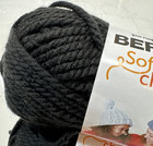 Bernat Softee Chunky Yarn-black -  6 Super Bulky - Lot Of  3 