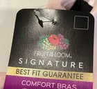 Fruit Of The Loom 4 Pack Signature Cotton Stretch Bras Nwt Size Xl